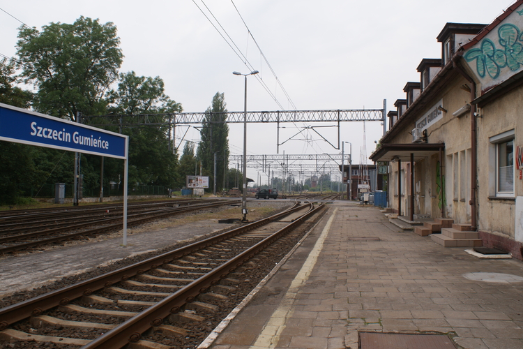 Dworzec kolejowy Szczecin Gumieńce