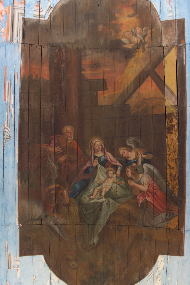 Malowidło na sklepieniu kościoła pw. Niepokalanego Seca Najświętszej Marii Panny w Kwasowie