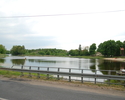 Na zdjęciu widnieje jezioro Maszewskie, widok od ul. Jedności Narodowej.                                                                                                                                