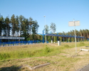 Na zdjęciu widnieje stacja kolejowa przy porcie lotniczym Szczecin - Goleniów                                                                                                                           