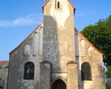 Zdjęcie przedstawia kościół pw. św. Jerzego w Darłowie od strony zachodniej.                                                                                                                            