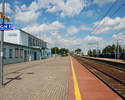 Na zdjęciu widnieje dworzec kolejowy w Goleniowie.                                                                                                                                                      