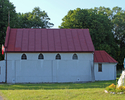 Zdjęcie przedstawia widok ogólny kościóła w Głodzinie.                                                                                                                                                  