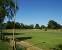 Zdjęcie przedstawia boisko do piłki nożnej Obiektu Sportowego Wielgowo.                                                                                                                                 