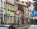 Zdjęcie przedstawia staromiejski układ urbanistyczny w Złocieńcu.                                                                                                                                       