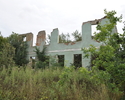 Widok przedstawia ruiny pałacu.                                                                                                                                                                         