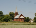 Na zdjęciu widnieje kościół filialny pw. św. Jana Chrzciciela w Czartoryi.                                                                                                                              