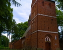 Zdjęcie przedstawia kościół pw. Matki Boskiej Ostrobramskiej w Krupach.                                                                                                                                 