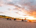 Świnoujście - Plaża o zachodzie słońca
