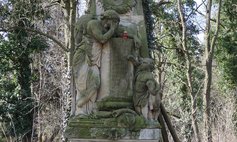 Das Grabdenkmal von Jürgen Bernard von Ramin 