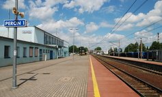 Train station in Goleniów