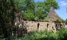 The ruins of a church in Pargowo