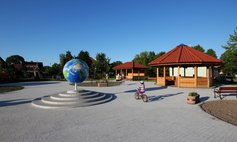 The playground in the 'sailing village' of Nowe Warpno 
