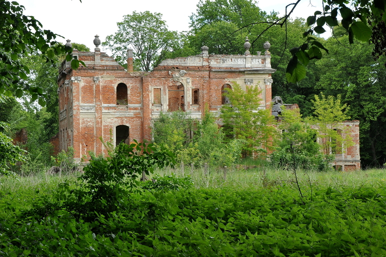 Ruina pałacu w Sarniku  