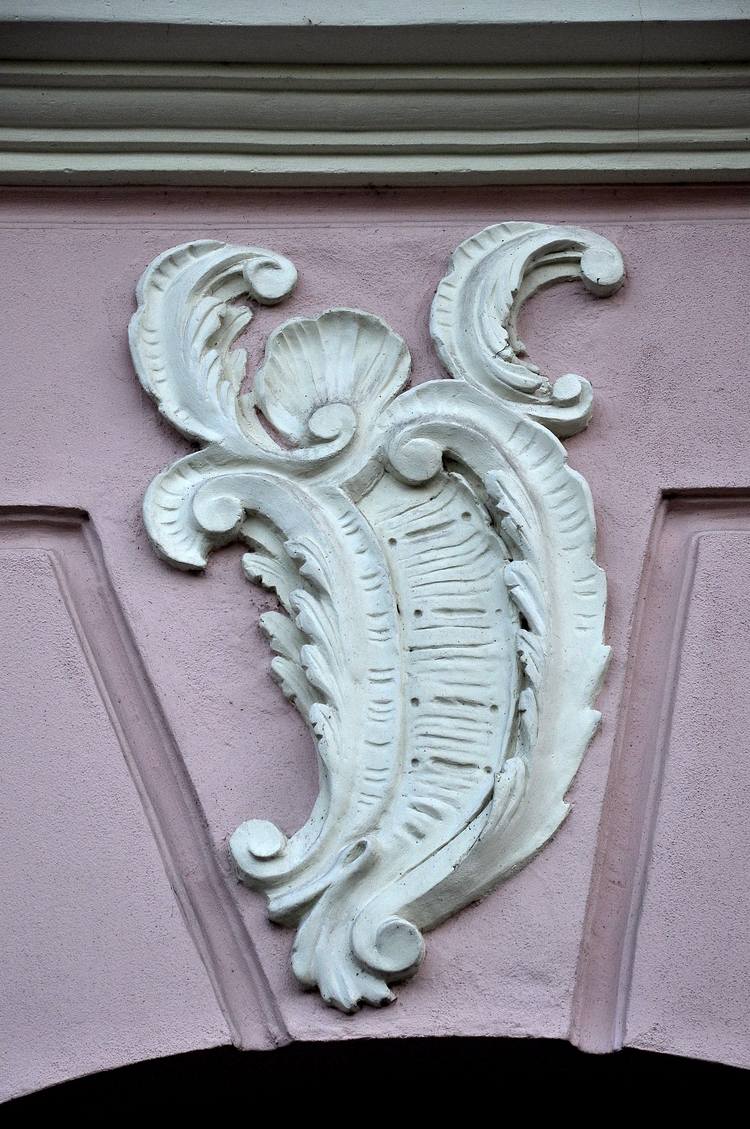 Jeden z elementów ozdobnych  budynku Ratusza w Myśliborzu