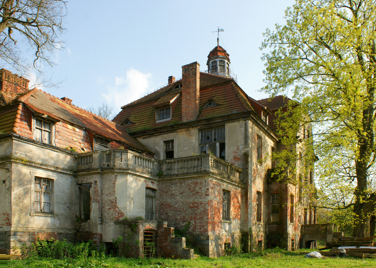 Pałac w Janowie .