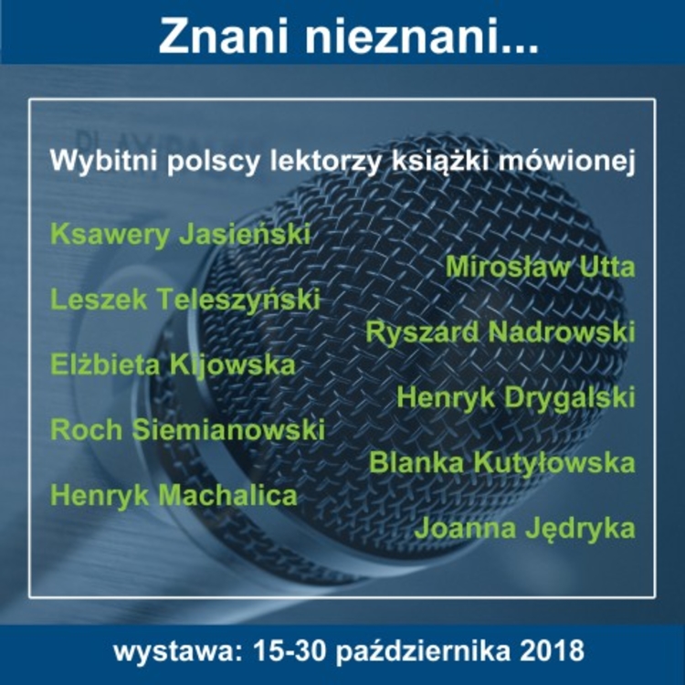 Wystawa_Znani_nieznani_Wybitni_polscy_lektorzy_ksiazki_mowionej