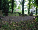 Na zdjęciu widnieje cmentarz przykościelny w Żółwiej Błoci, widok od strony ruin kościoła.                                                                                                              