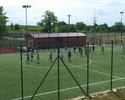 Zdjęcie przedstawia kompleks boisk sportowych "Moje boisko - Orlik 2012" w Postominie.                                                                                                                  