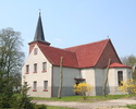 Zdjęcie przedstawia kościół od ściany bocznej oraz tylnej.                                                                                                                                              