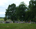 Zdjęcie przedstawia cmentarz w Krupach.                                                                                                                                                                 