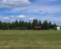 Zdjęcie przedstawia boisko sportowe we Wrześnicy.                                                                                                                                                       