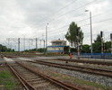 Na zdjęci widnieje dworzec kolejowy w Rokicie.                                                                                                                                                          
