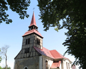 Zdjęcie przedstawia kościół filialny pw. św. Kazimierza w Lubieszewie.                                                                                                                                  