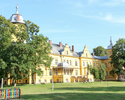 Pałac w Stuchowie od strony parku dworskiego..                                                                                                                                                          