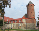 Zdjęcie przedstawia zamek z wieżą                                                                                                                                                                       