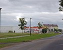 Zdjęcie przedstawia supermarket INTERMARCHE w Świdwinie, widok od strony wjazdu z Bierzwnicy.                                                                                                           