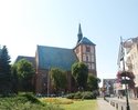 Zdjęcie przedstawia Bazylikę Konkatedralną znajdującą się w Kołobrzegu.                                                                                                                                 