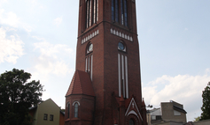 Taras widokowy na wieży dawnego kościoła Lutra