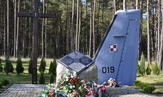 The Monument to the Victims of the CASA C-295M Plane Crash  