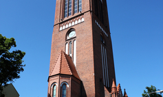 Turm der Martin Luther Kirche