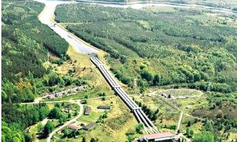 Kanał Energetyczny elektrowni Żydowo przy jeziorze Kamiennym gm. Polanów